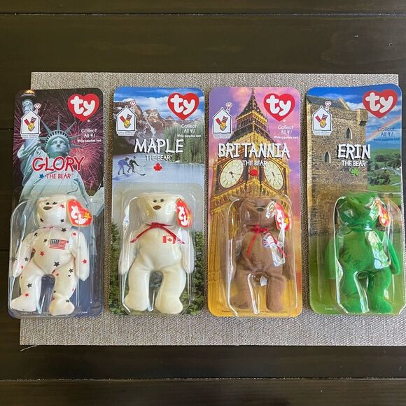 Ty McDonalds International Bears Collection set of 4 1999 - Picture 1 of 14
